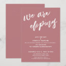 Search for pink and white wedding invitations Dusty rose