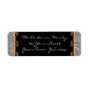 Search for silver and gold return address labels Sparkle