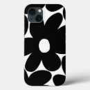 Search for black and white flowers iphone cases Pattern