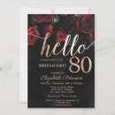 Search for 80th 30th birthday invitations elegant