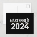 Search for mastering postcards Graduation