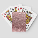 Search for rose gold playing cards Metal