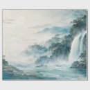 Search for scenic wrapping paper Waterfall