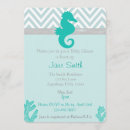 Search for seahorse invitations Boy
