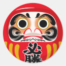 Search for good luck charms stickers Japan