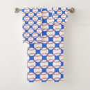 Search for baseball bath towels Red