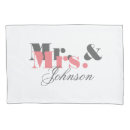 Search for newlyweds pillowcases Husband and wife
