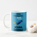 Search for scuba diving gear mugs Underwater