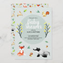 Search for rustic woodland animals baby shower invitations Gender neutral