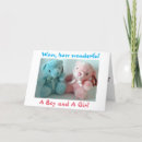 Search for twin girls congratulations cards Birth of twins
