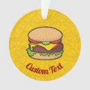 Search for fast food christmas tree decorations Cheeseburger
