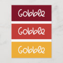 Search for gobble gobble postcards Thanksgiving