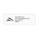 Search for mountains return address labels Outdoors