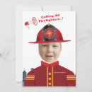 Search for flame invitations Firetruck