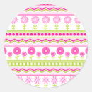 Search for pink flower pattern stickers Retro
