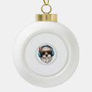 Search for headphones christmas tree decorations Puppy