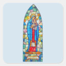 Search for jesus christ stained glass stickers Madonna