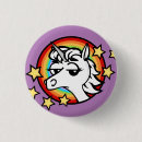 Search for cute cartoon unicorn badges Fantasy