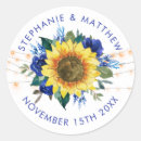 Search for rustic sunflower wedding stickers String lights