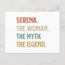 Search for the myth postcards Woman