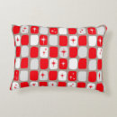 Search for red white grey cushions Geometric pattern