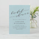 Search for light blue bridal shower invitations Elegant