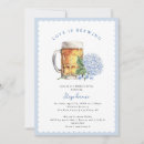 Search for love is brewing shower invitations Floral