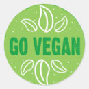 Search for go vegetarian stickers Vegan
