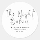 Search for night wedding stickers Black and white