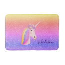 Search for rainbow unicorn bath mats Magical
