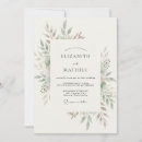 Search for organic wedding invitations Foliage