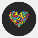 Search for puzzle heart stickers Pink