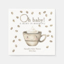 Search for coffee napkins Baby shower