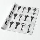 Search for keys gift wrap Paper