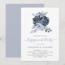 Search for blue engagement party invitations We're engaged