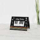 Search for keyboard birthday cards Pianist