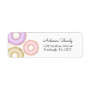 Search for donut return address labels Girl