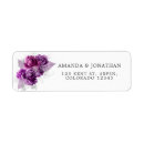 Search for purple rose return address labels Violet
