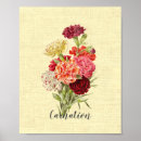 Search for vintage carnation art Botanical