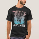 Search for badminton racket tshirts Tennis