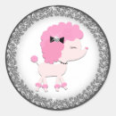 Search for cute poodle stickers Pink