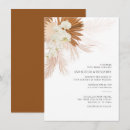 Search for dried floral rustic wedding invitations Burnt orange