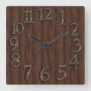 Search for wood and metal clocks Brown