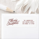 Search for cherry return address labels Red and white