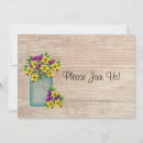 Search for pansies wedding invitations Vintage