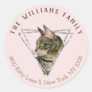 Search for round stickers return address labels Pink