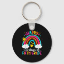 Search for 100th day key rings Handmade