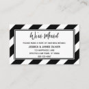 Search for black and white stripes business cards Striped