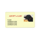 Search for rescue dogs return address labels Adopt