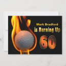 Search for golf 60th birthday invitations Sixty